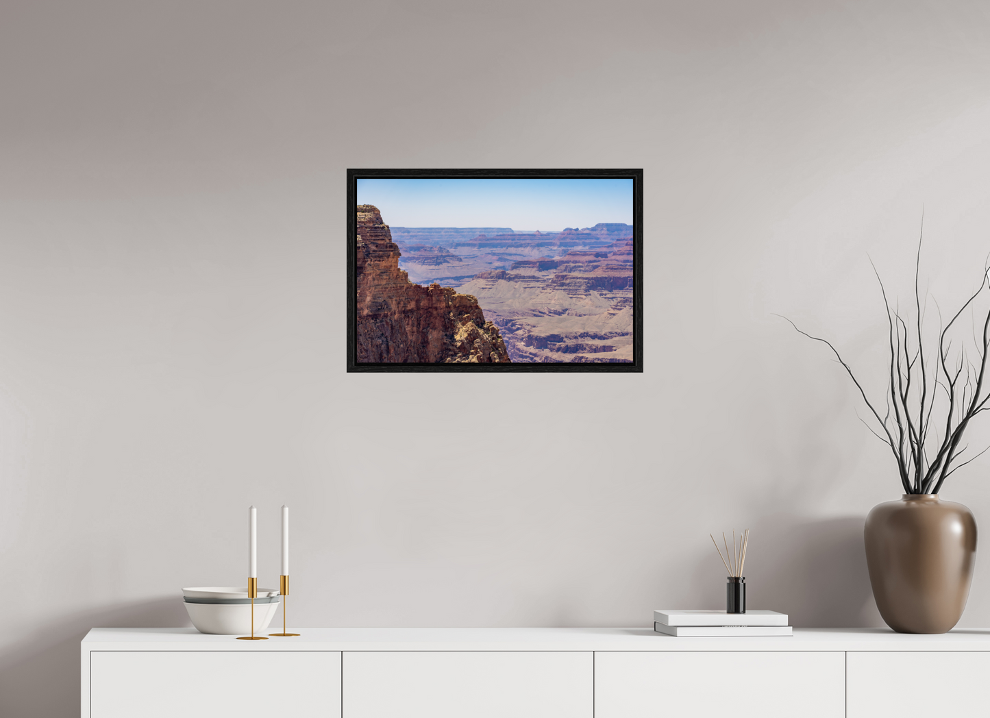 Ethereal Layers – Grand Canyon Fine Art Print | Pink & Purple Desert Landscape
