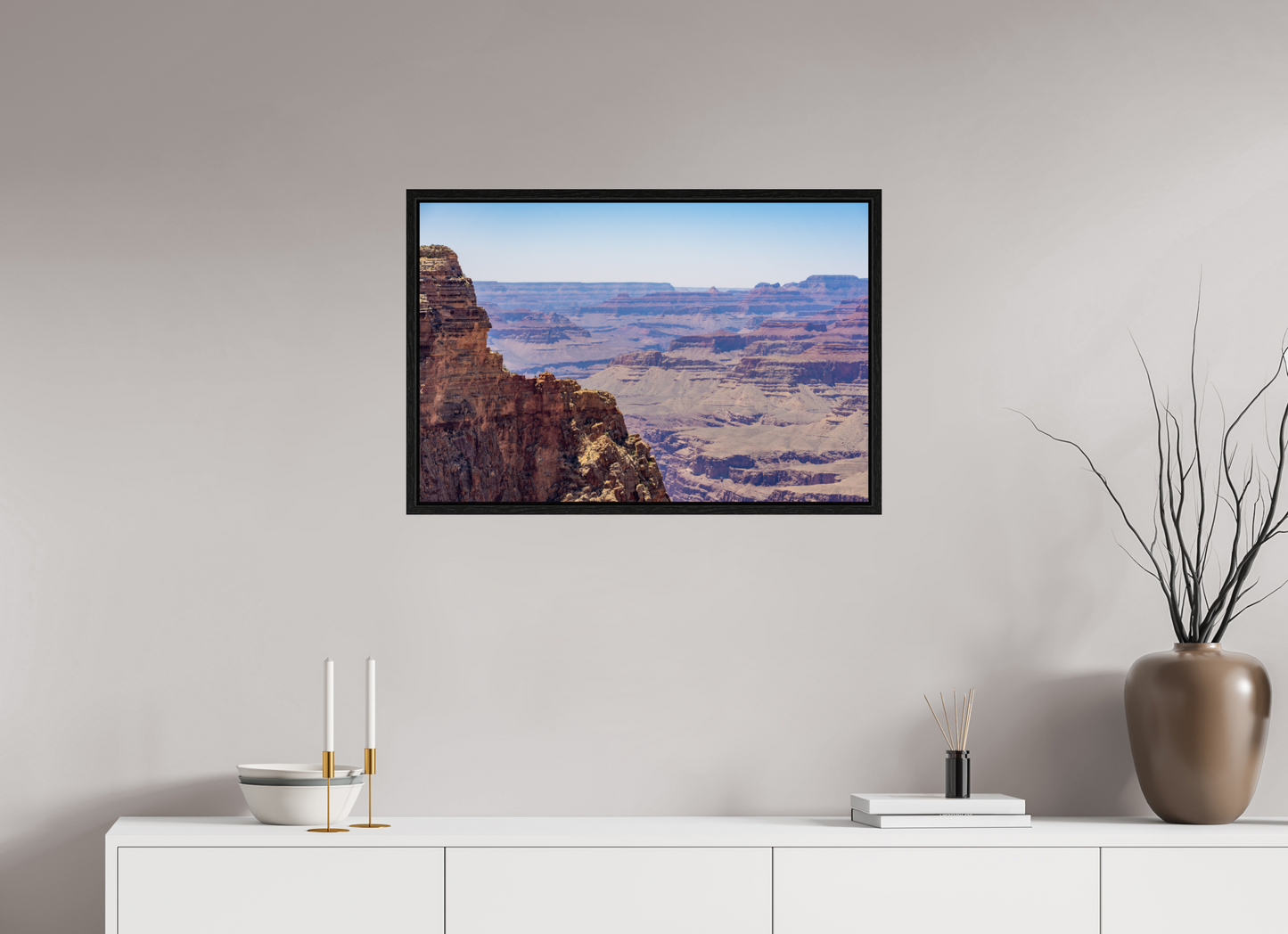 Ethereal Layers – Grand Canyon Fine Art Print | Pink & Purple Desert Landscape