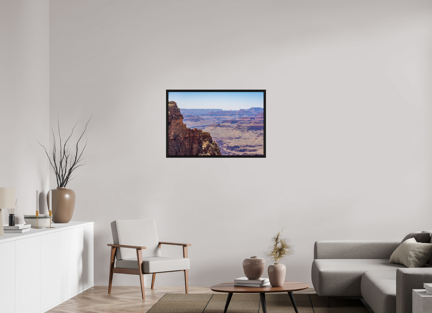 Ethereal Layers – Grand Canyon Fine Art Print | Pink & Purple Desert Landscape