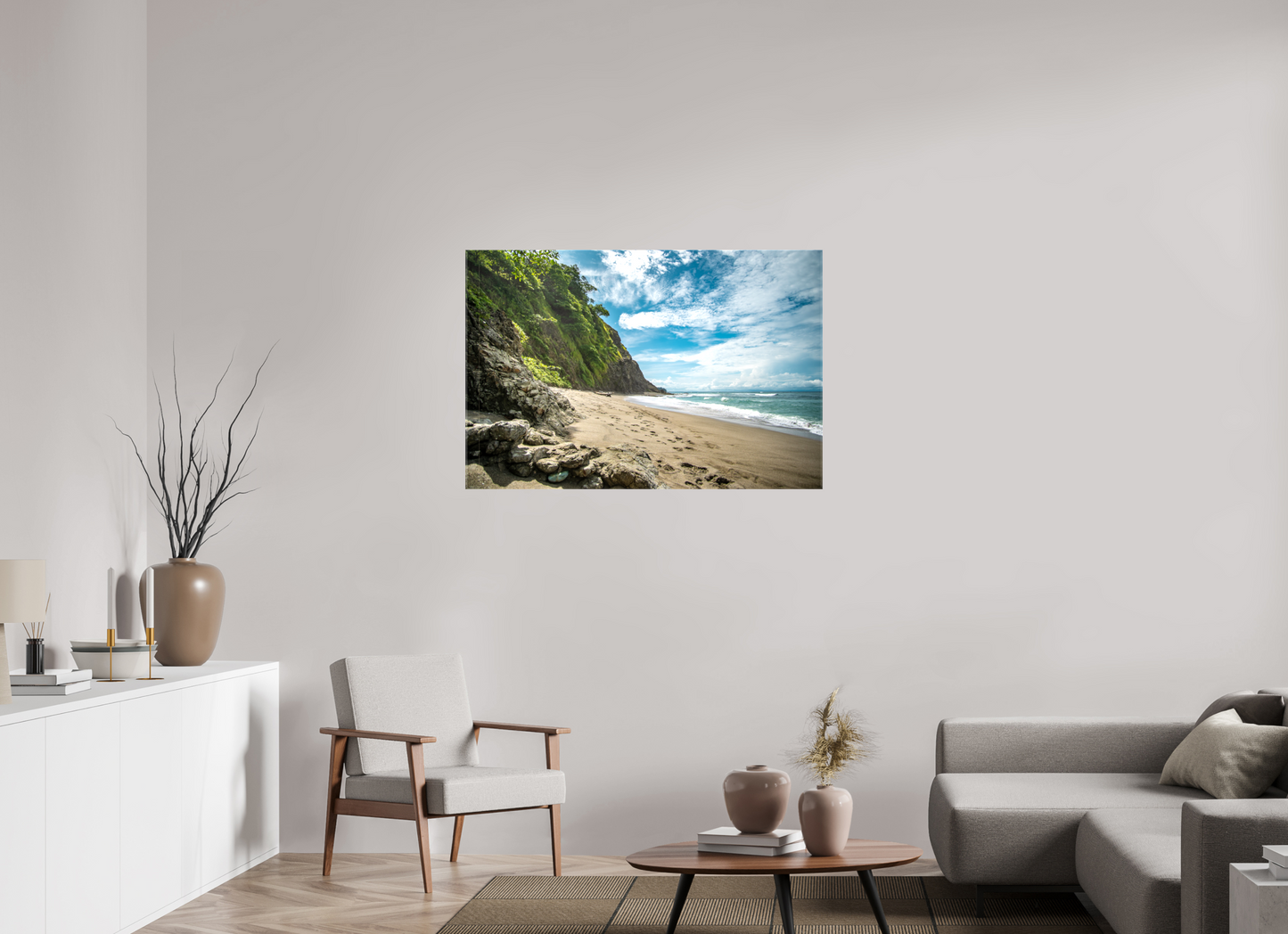 Untamed Peace - Playa Izquierda Coastal Wall Art Print | Turquoise Sea & Golden Sand