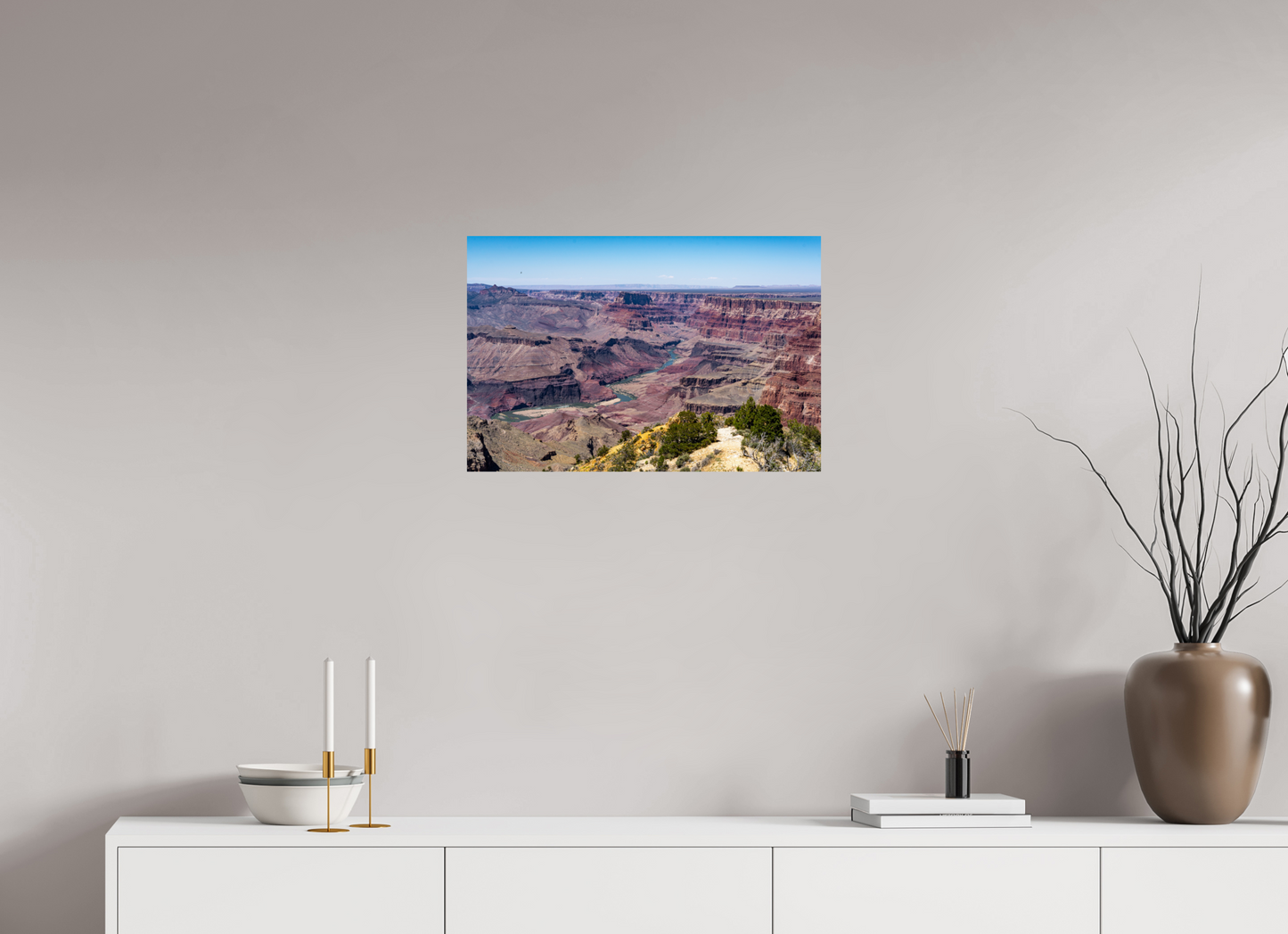 Winding Through Time - Grand Canyon Landscape Print | Colorado River from Navajo Point