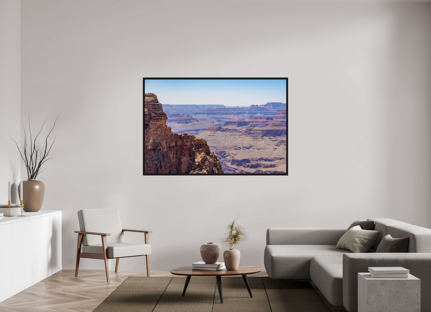 Ethereal Layers – Grand Canyon Fine Art Print | Pink & Purple Desert Landscape