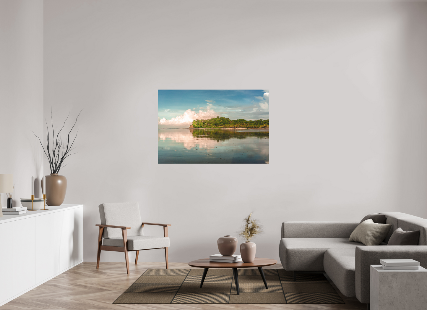 Low Tide Light - Cangrejal Tropical Sunrise Beach Photography Print