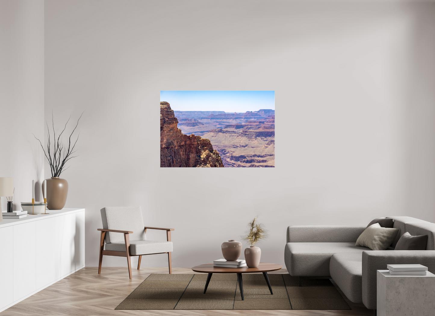 Ethereal Layers – Grand Canyon Fine Art Print | Pink & Purple Desert Landscape
