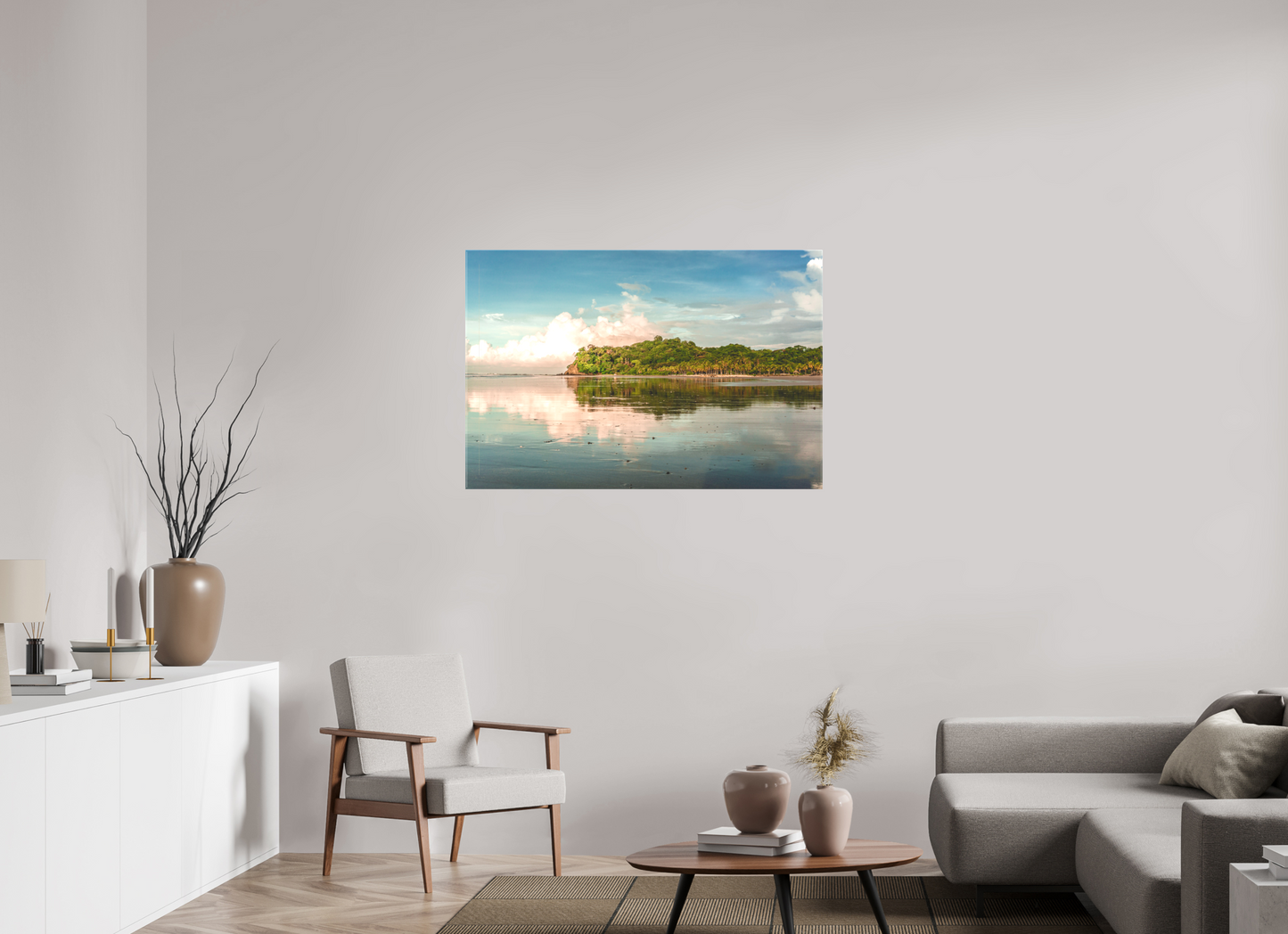 Low Tide Light - Cangrejal Tropical Sunrise Beach Photography Print