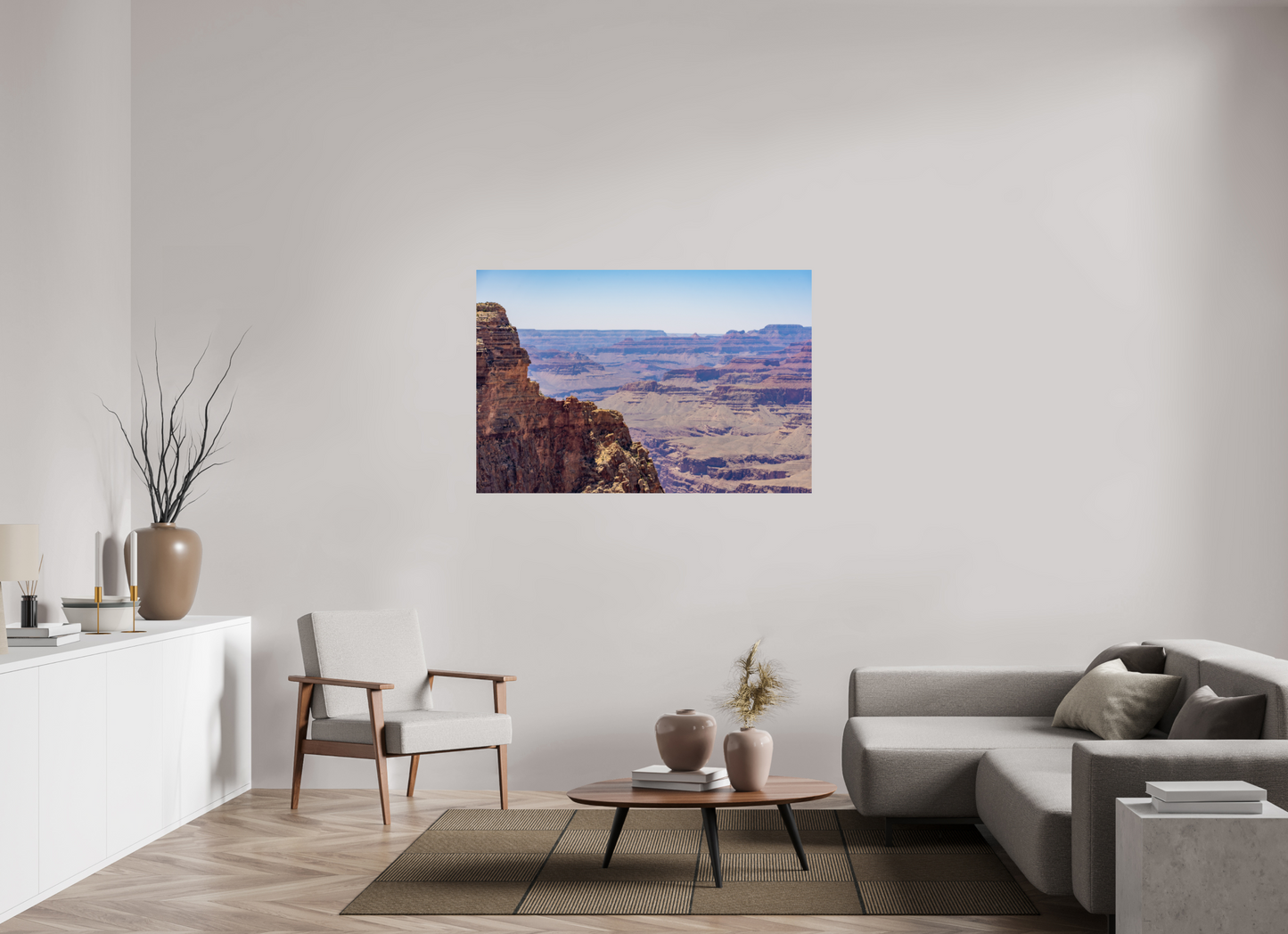Ethereal Layers – Grand Canyon Fine Art Print | Pink & Purple Desert Landscape