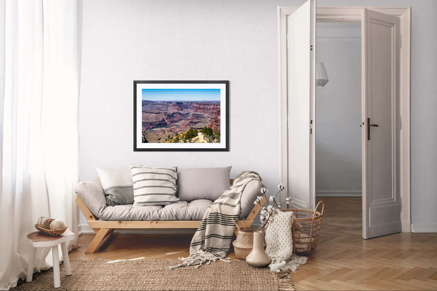 Winding Through Time - Grand Canyon Landscape Print | Colorado River from Navajo Point