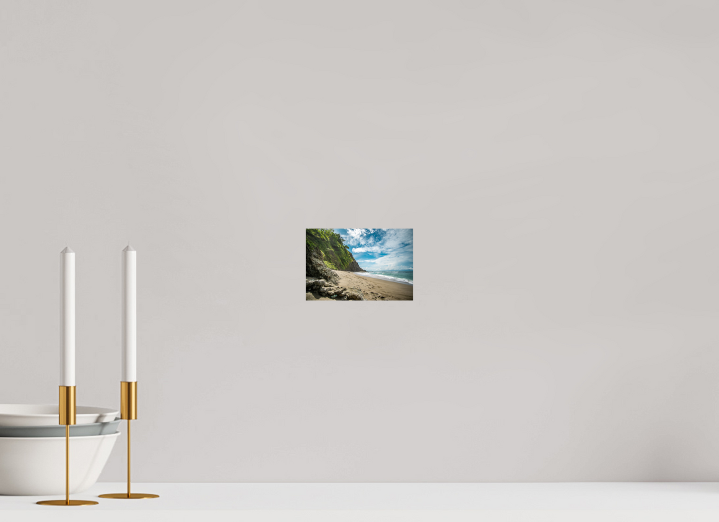 Untamed Peace - Playa Izquierda Coastal Wall Art Print | Turquoise Sea & Golden Sand