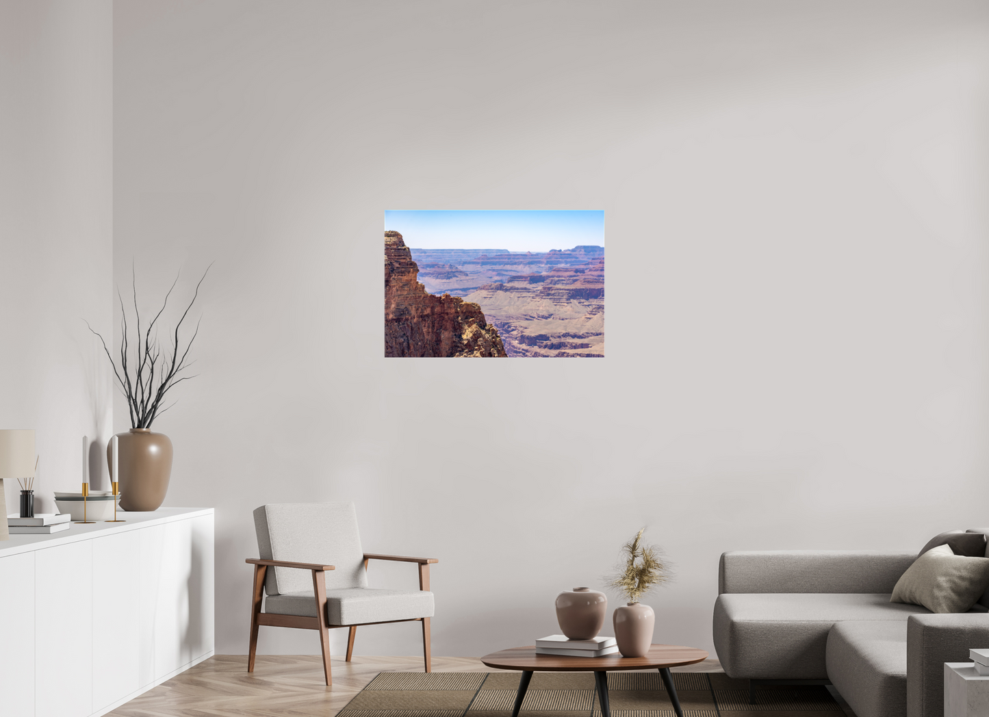 Ethereal Layers – Grand Canyon Fine Art Print | Pink & Purple Desert Landscape