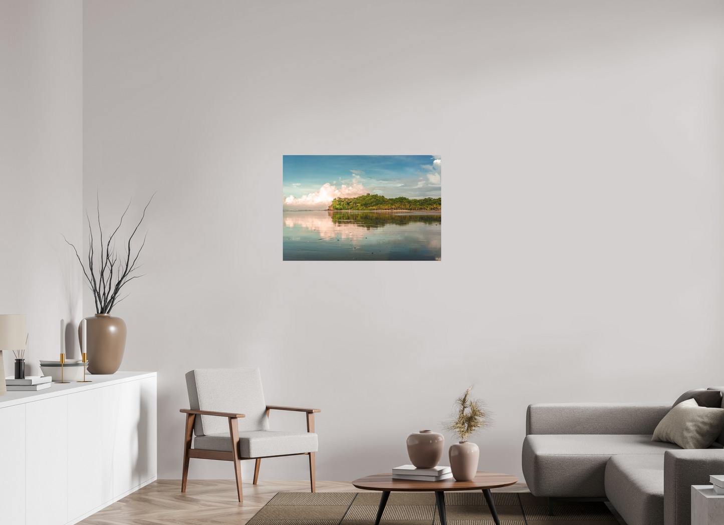 Low Tide Light - Cangrejal Tropical Sunrise Beach Photography Print