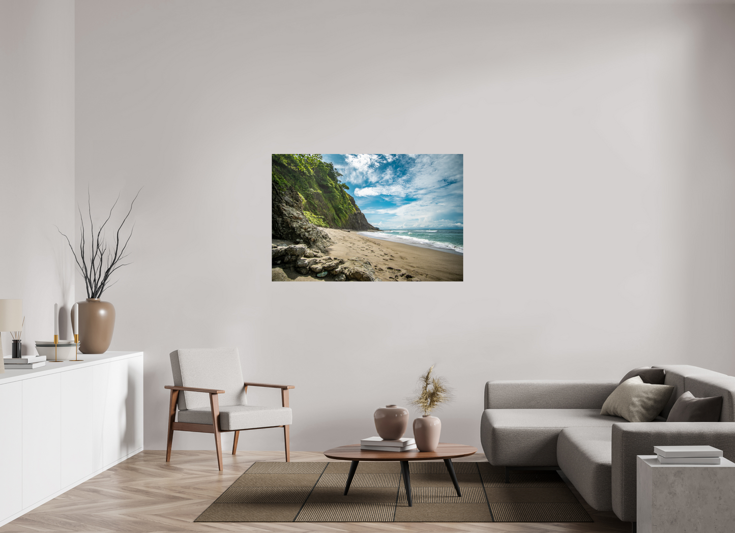 Untamed Peace - Playa Izquierda Coastal Wall Art Print | Turquoise Sea & Golden Sand