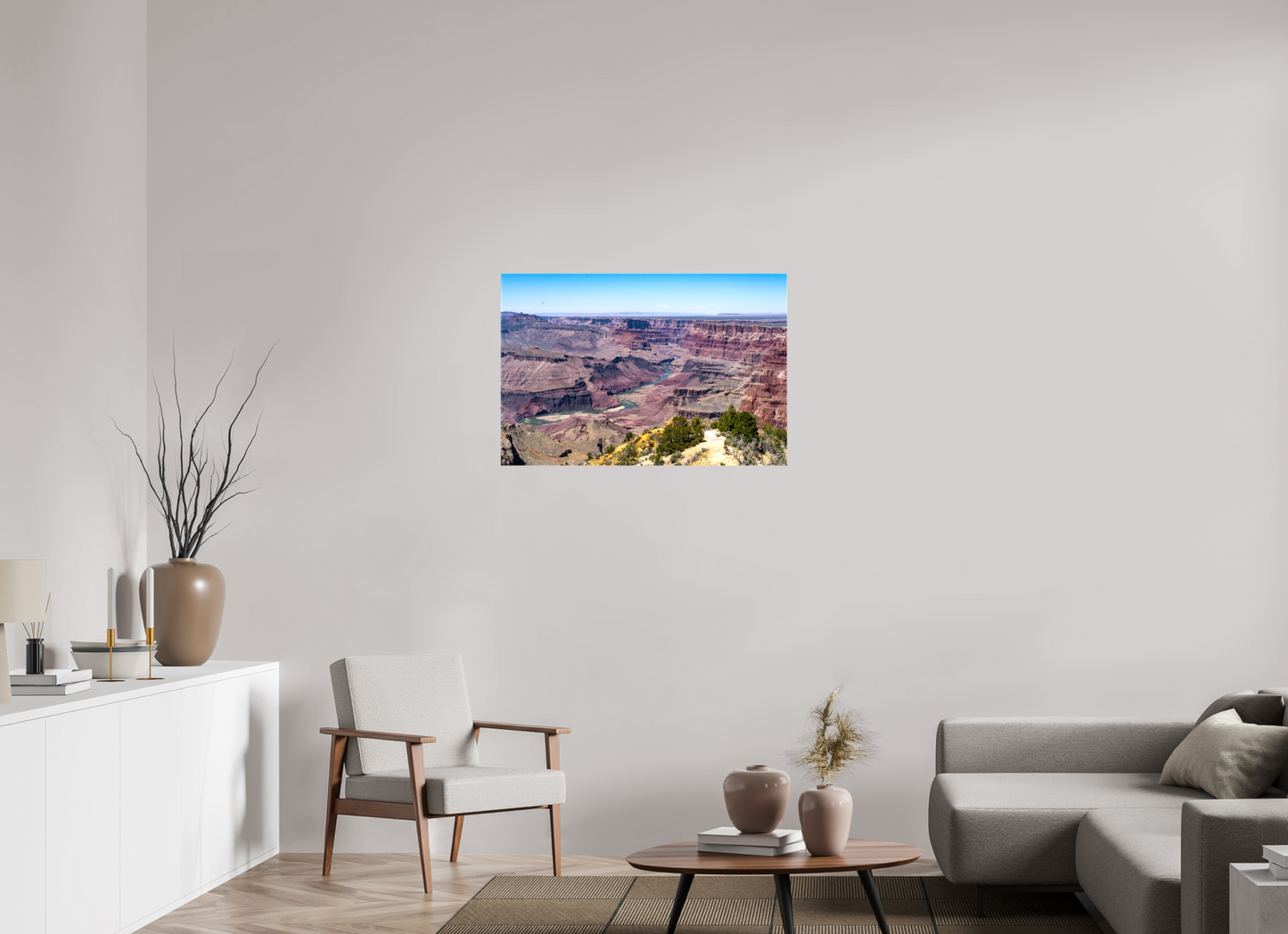 Winding Through Time - Grand Canyon Landscape Print | Colorado River from Navajo Point