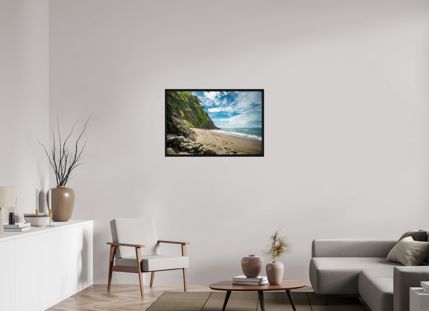 Untamed Peace - Playa Izquierda Coastal Wall Art Print | Turquoise Sea & Golden Sand