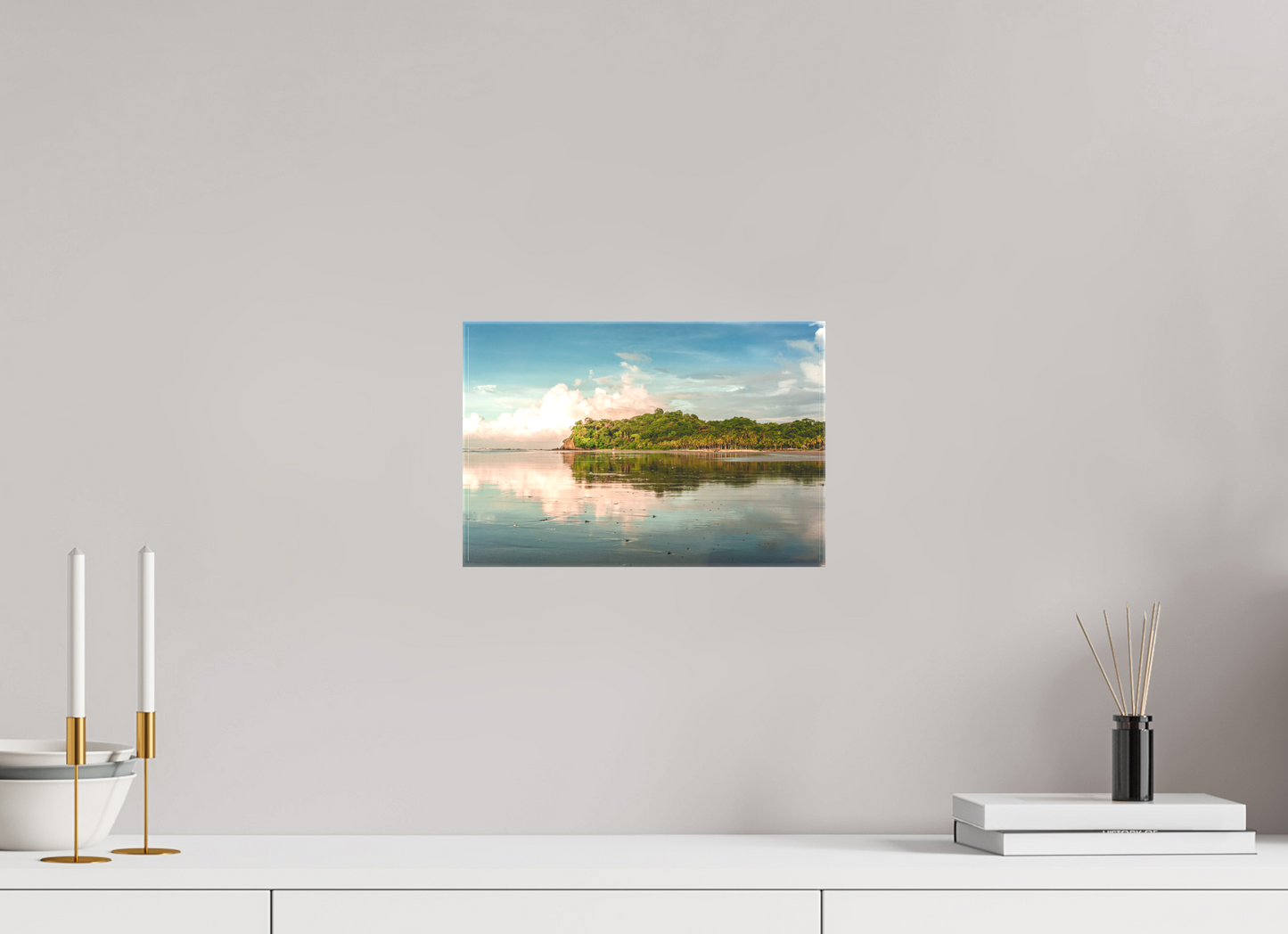 Low Tide Light - Cangrejal Tropical Sunrise Beach Photography Print
