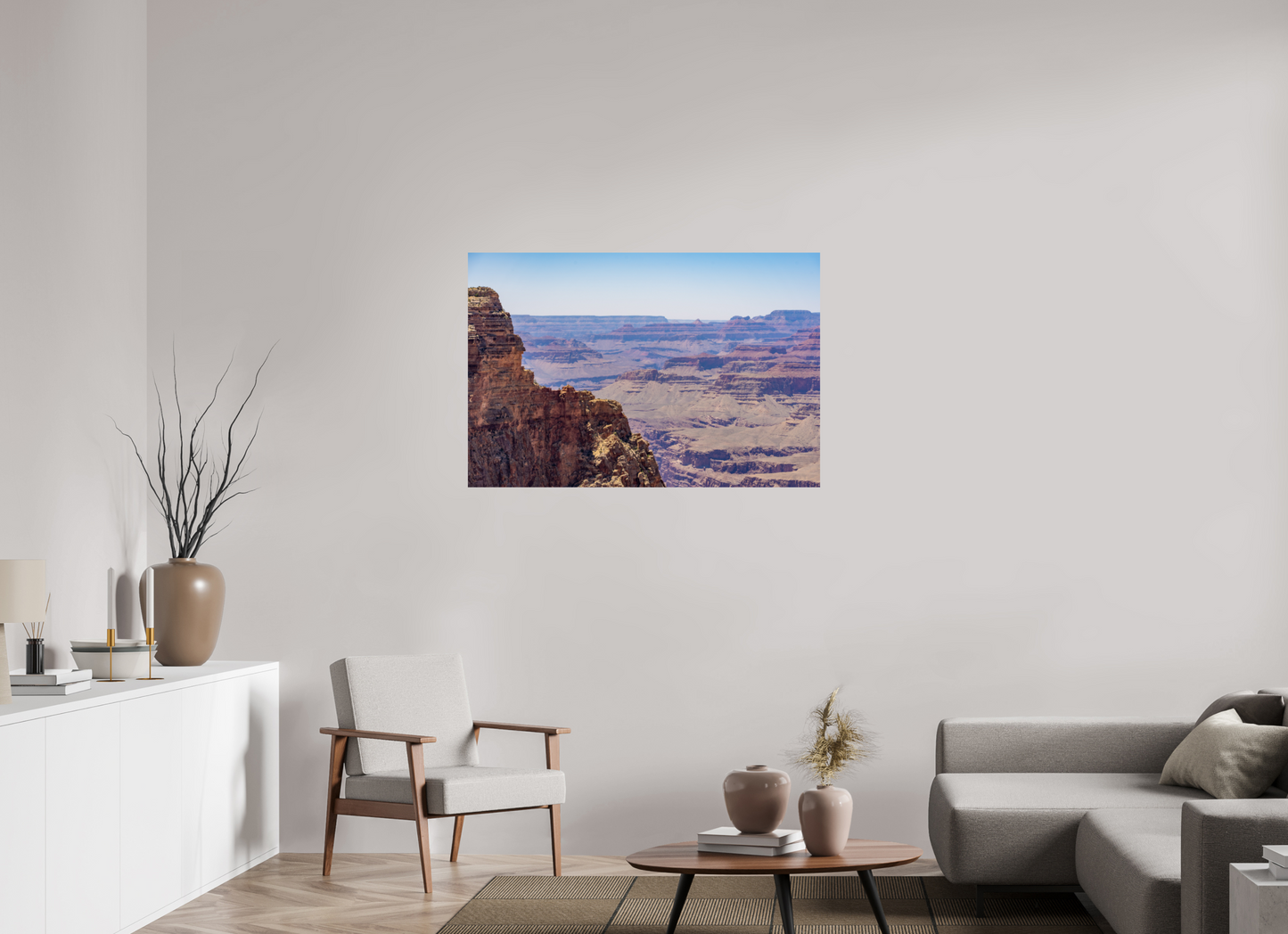 Ethereal Layers – Grand Canyon Fine Art Print | Pink & Purple Desert Landscape