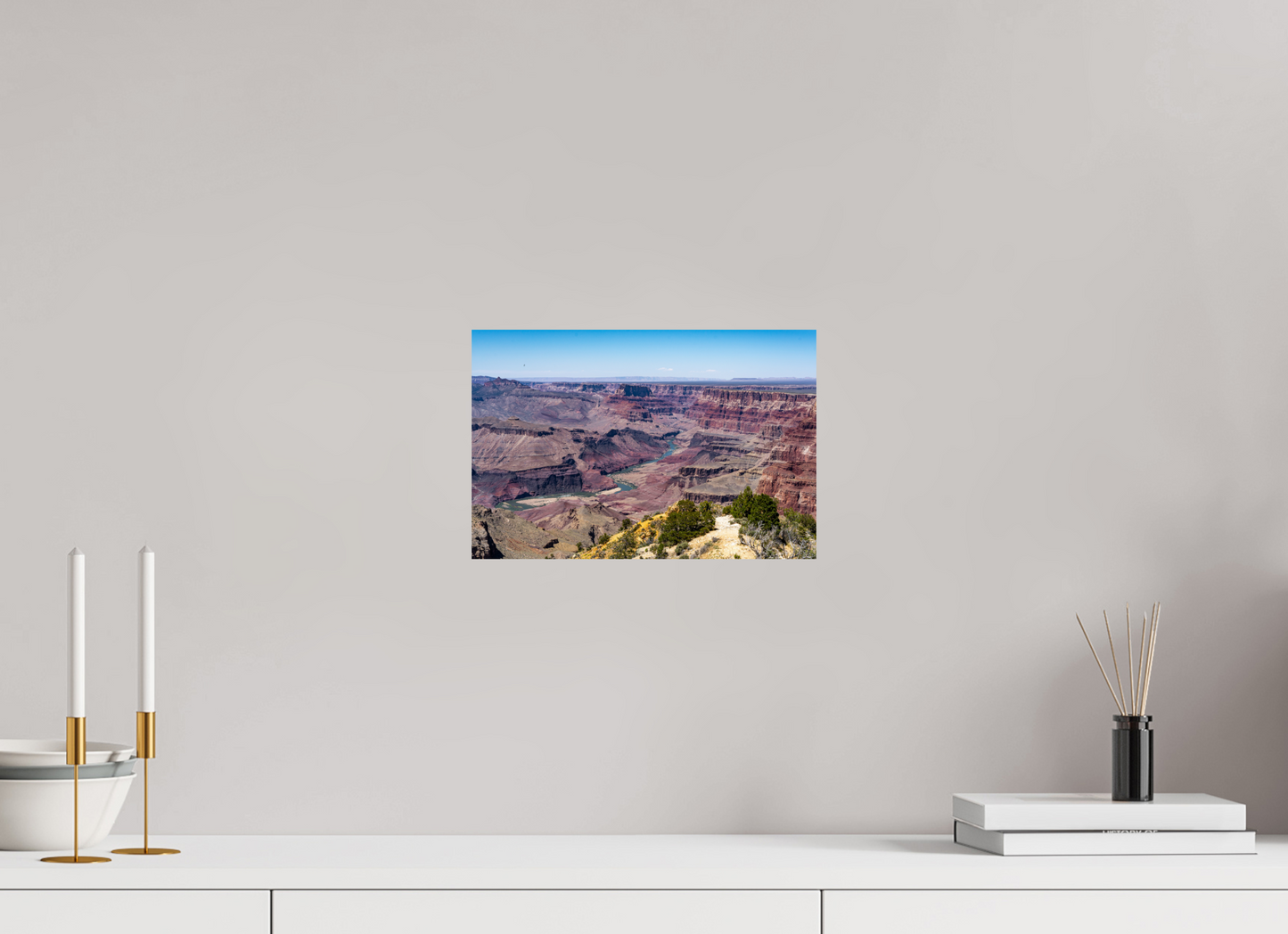 Winding Through Time - Grand Canyon Landscape Print | Colorado River from Navajo Point