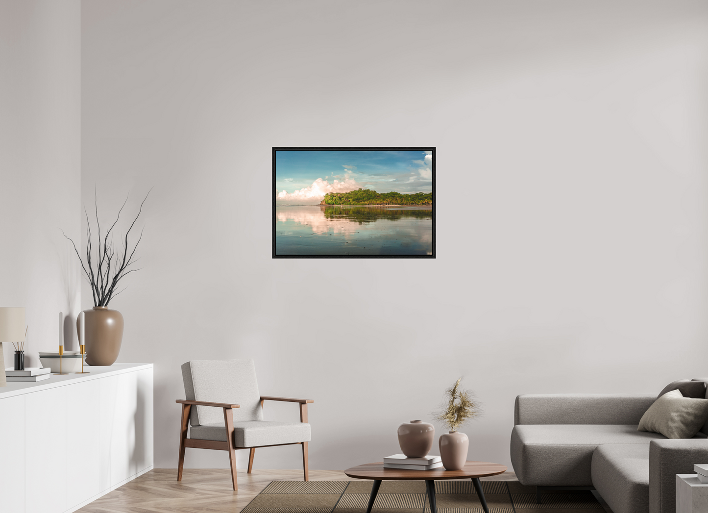 Low Tide Light - Cangrejal Tropical Sunrise Beach Photography Print