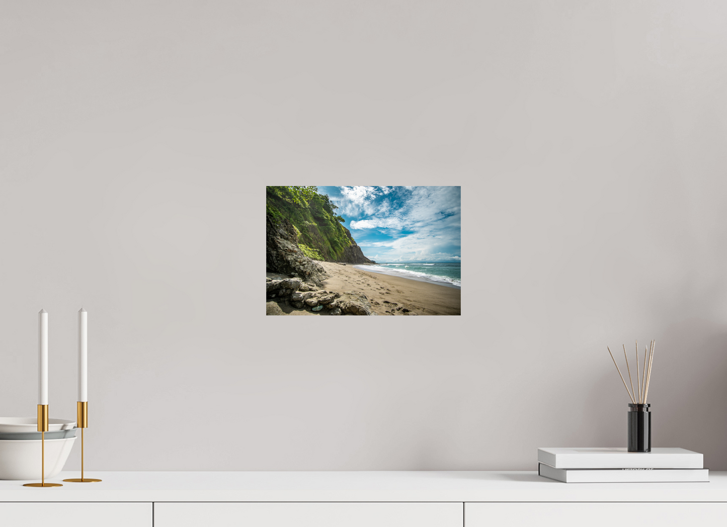 Untamed Peace - Playa Izquierda Coastal Wall Art Print | Turquoise Sea & Golden Sand