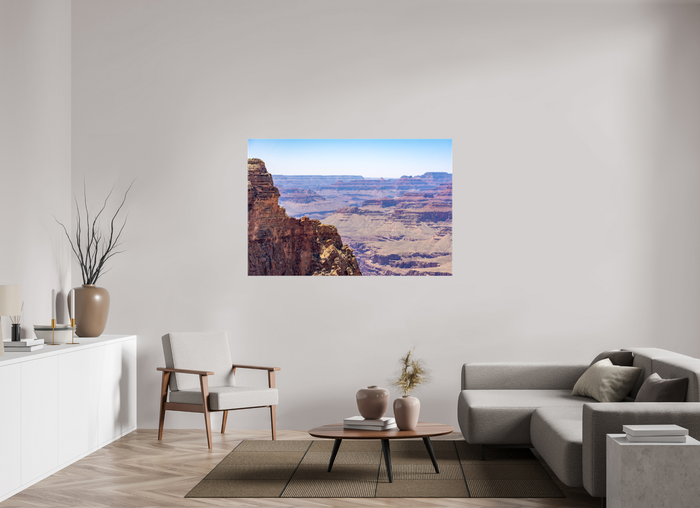 Ethereal Layers – Grand Canyon Fine Art Print | Pink & Purple Desert Landscape