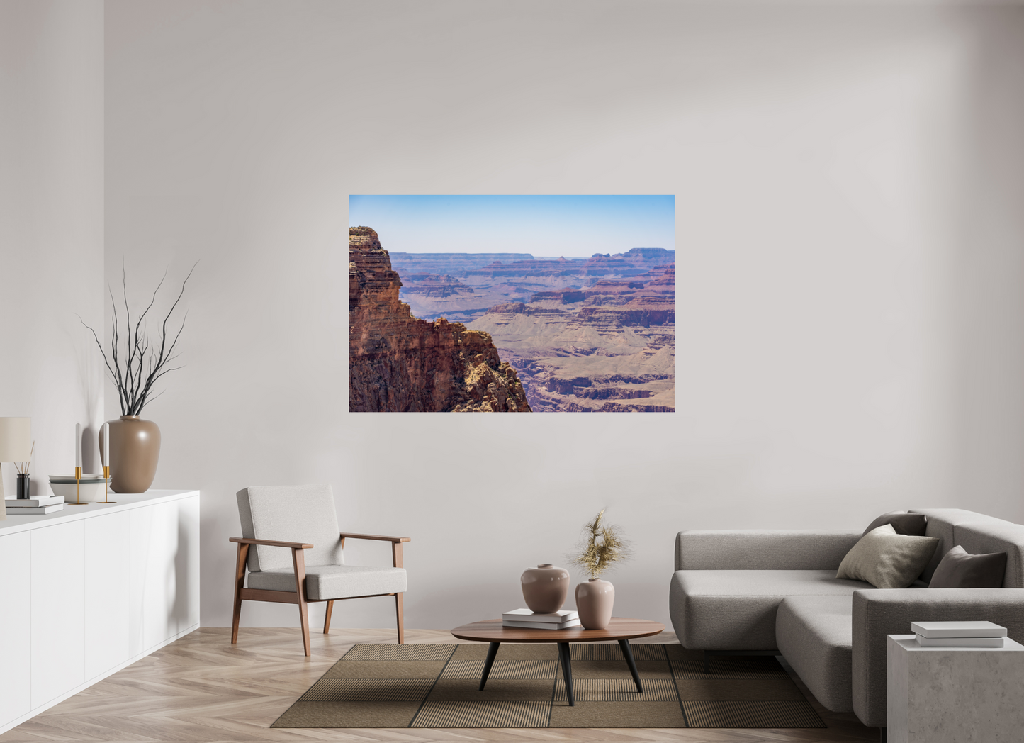 Ethereal Layers – Grand Canyon Fine Art Print | Pink & Purple Desert Landscape