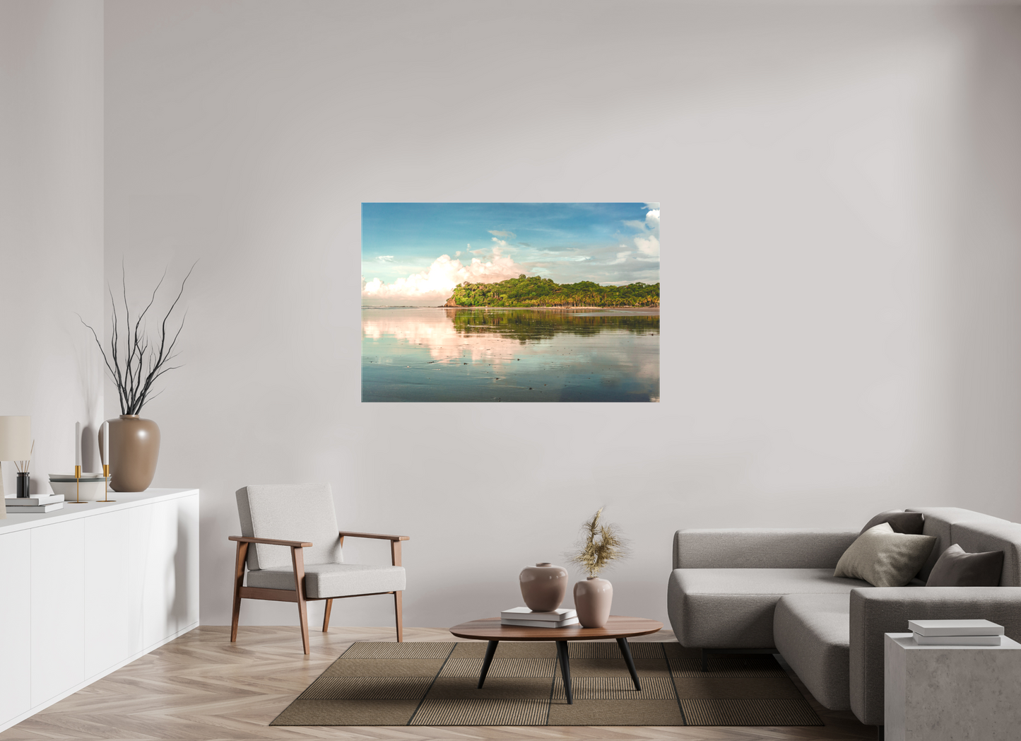 Low Tide Light - Cangrejal Tropical Sunrise Beach Photography Print