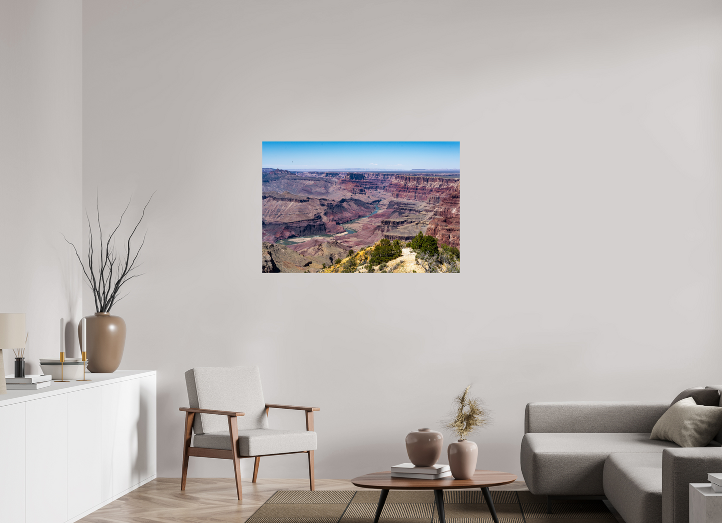 Winding Through Time - Grand Canyon Landscape Print | Colorado River from Navajo Point