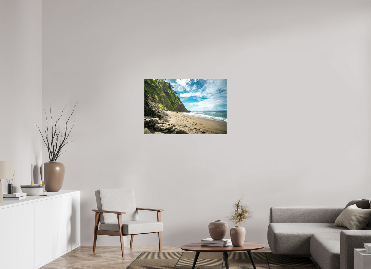 Untamed Peace - Playa Izquierda Coastal Wall Art Print | Turquoise Sea & Golden Sand