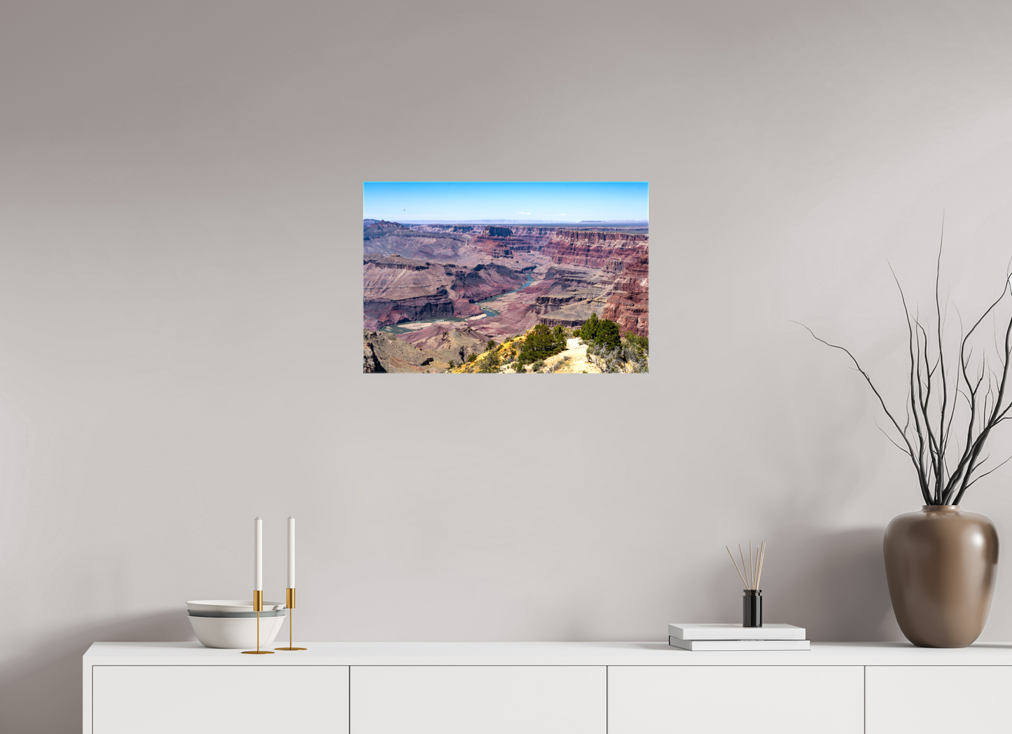 Winding Through Time - Grand Canyon Landscape Print | Colorado River from Navajo Point