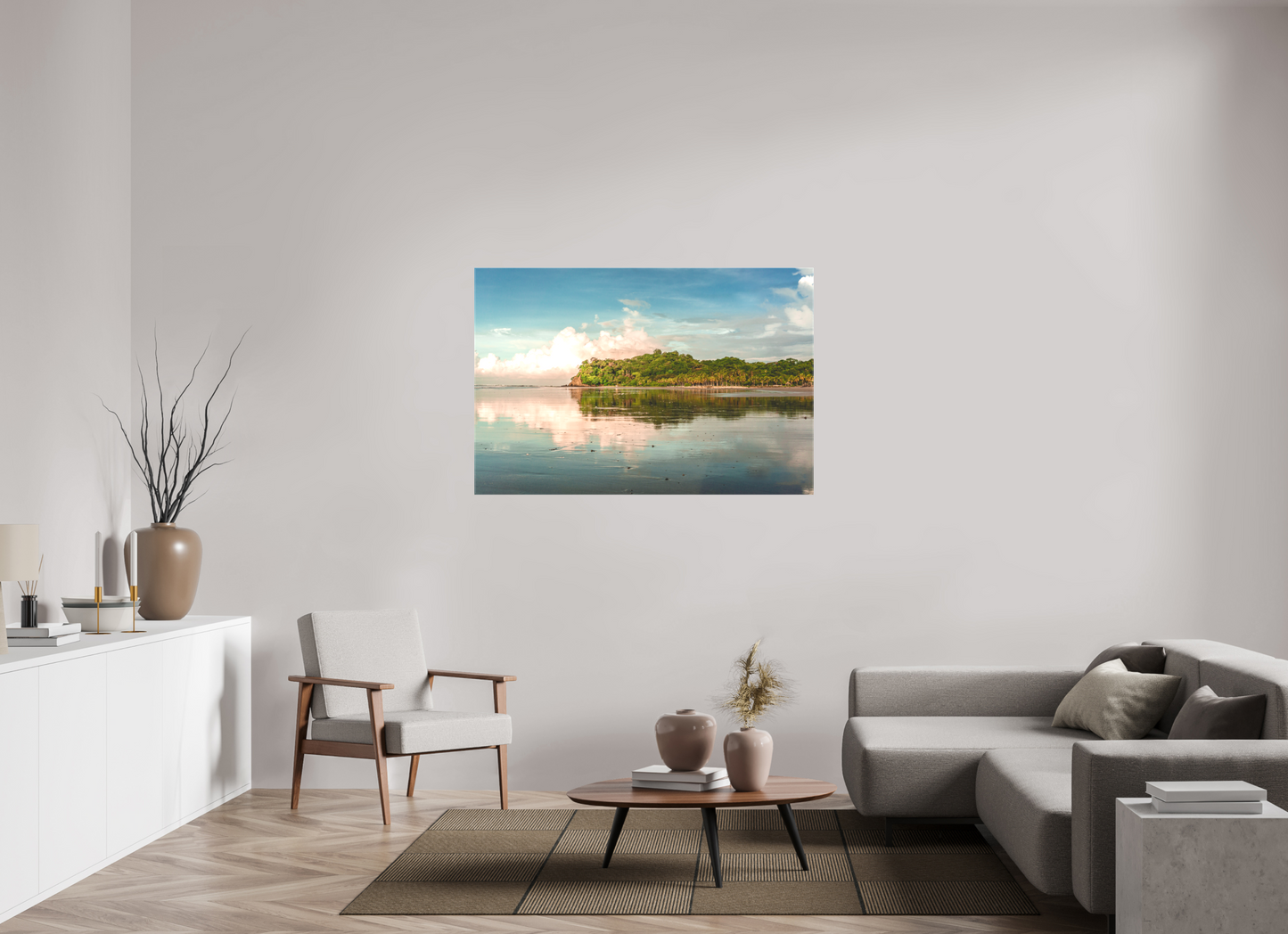 Low Tide Light - Cangrejal Tropical Sunrise Beach Photography Print