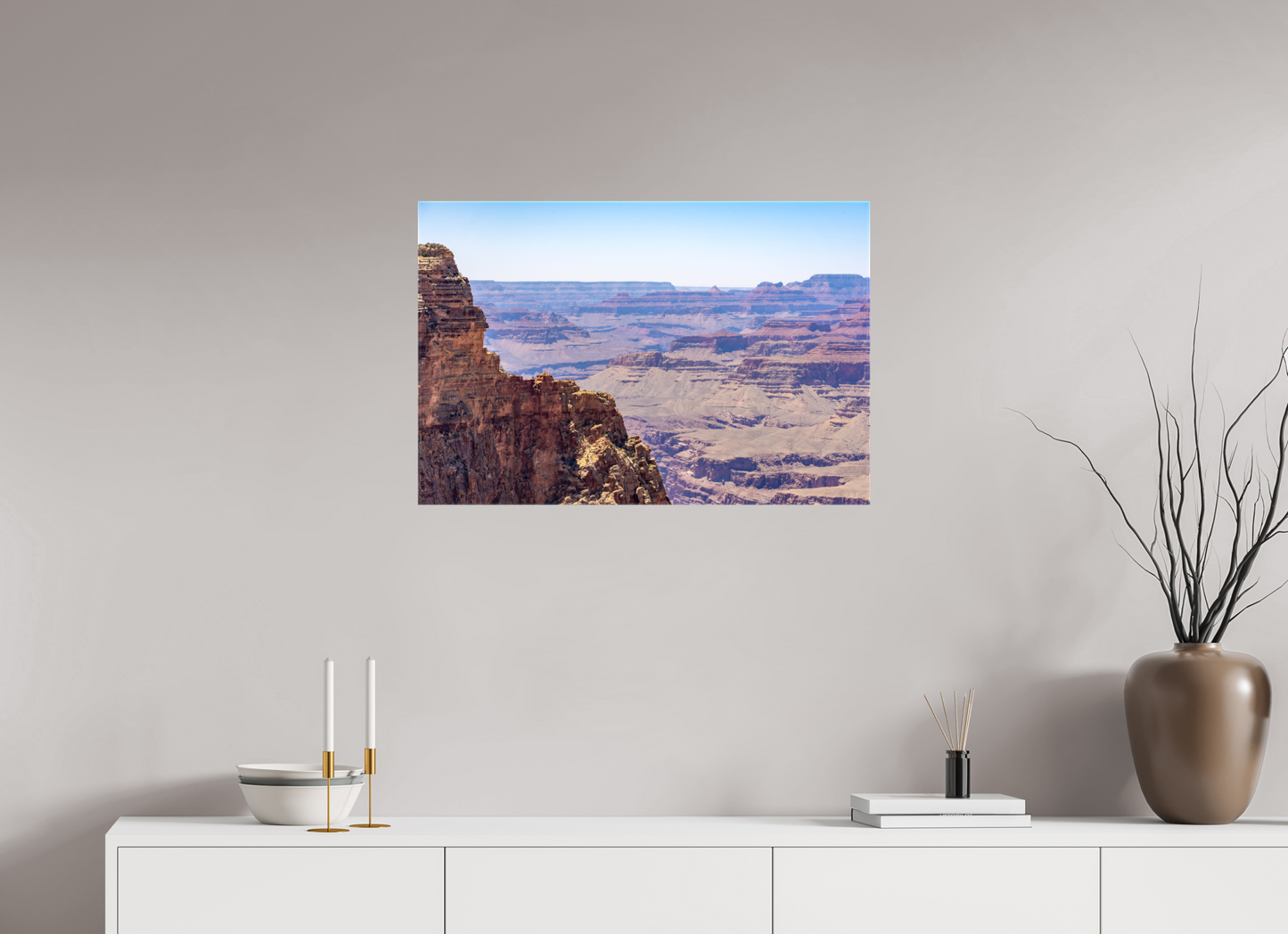 Ethereal Layers – Grand Canyon Fine Art Print | Pink & Purple Desert Landscape