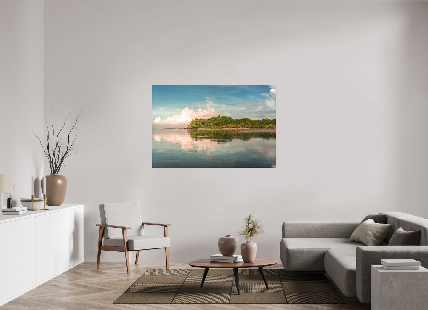 Low Tide Light - Cangrejal Tropical Sunrise Beach Photography Print
