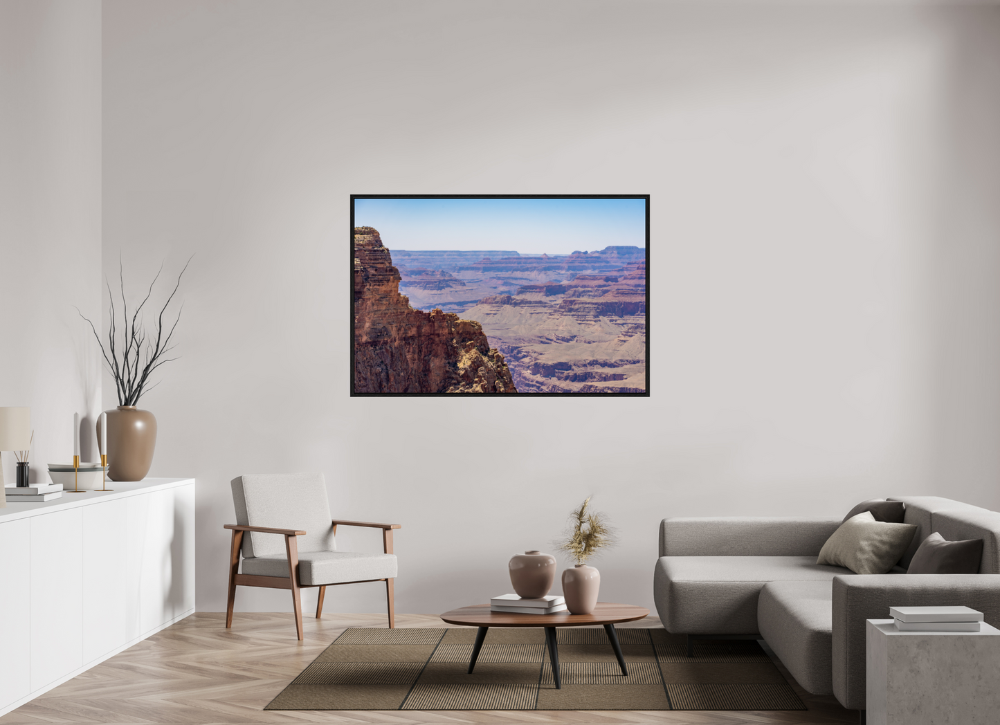 Ethereal Layers – Grand Canyon Fine Art Print | Pink & Purple Desert Landscape