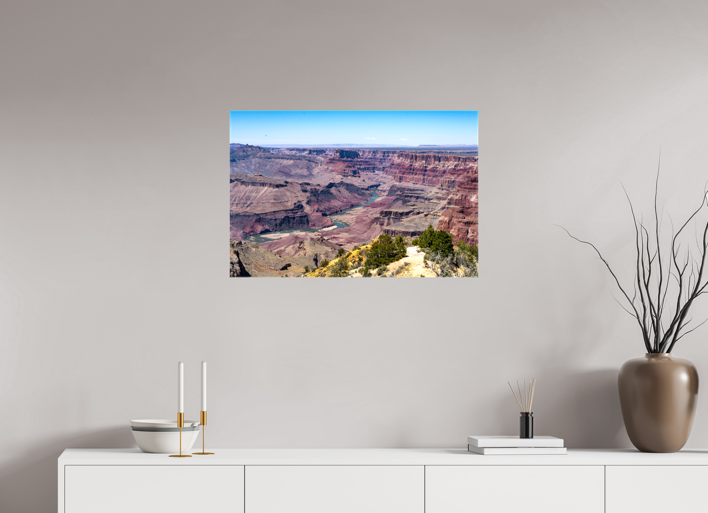 Winding Through Time - Grand Canyon Landscape Print | Colorado River from Navajo Point