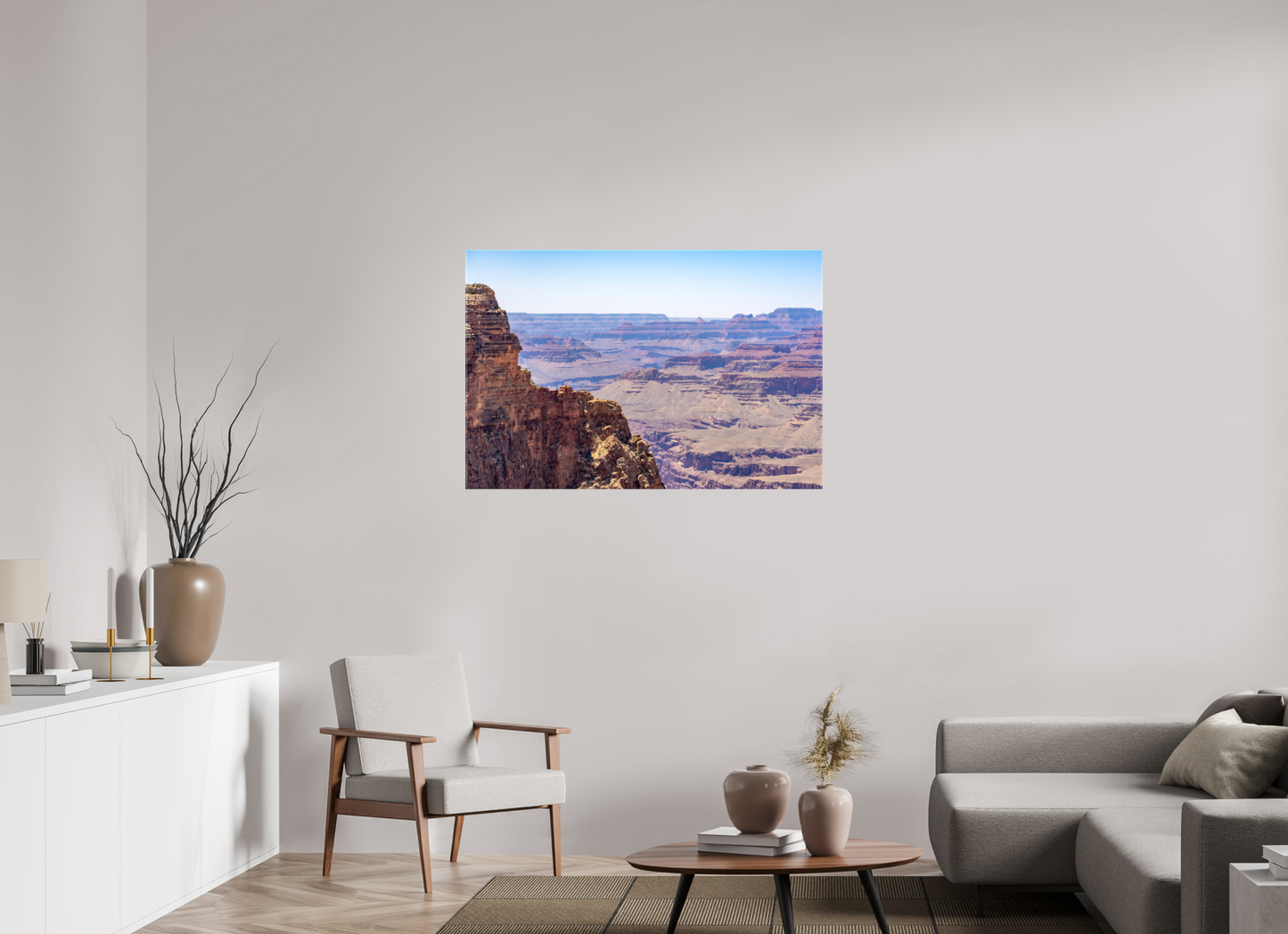 Ethereal Layers – Grand Canyon Fine Art Print | Pink & Purple Desert Landscape
