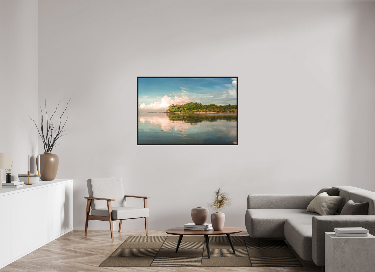 Low Tide Light - Cangrejal Tropical Sunrise Beach Photography Print