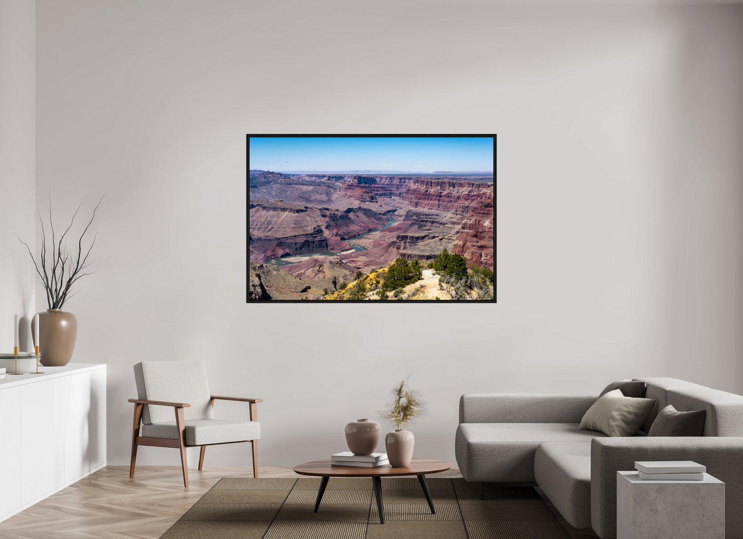 Winding Through Time - Grand Canyon Landscape Print | Colorado River from Navajo Point