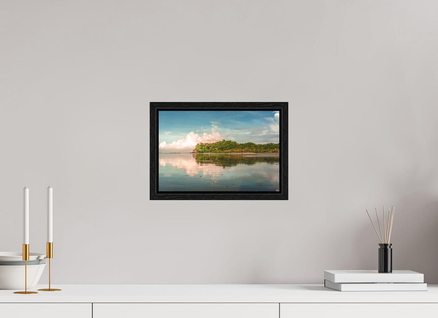 Low Tide Light - Cangrejal Tropical Sunrise Beach Photography Print