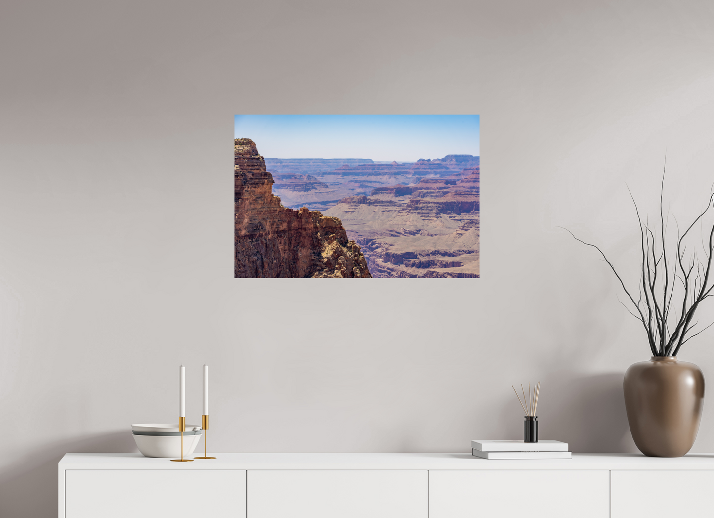 Ethereal Layers – Grand Canyon Fine Art Print | Pink & Purple Desert Landscape