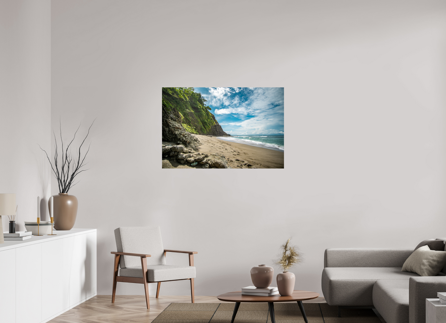 Untamed Peace - Playa Izquierda Coastal Wall Art Print | Turquoise Sea & Golden Sand