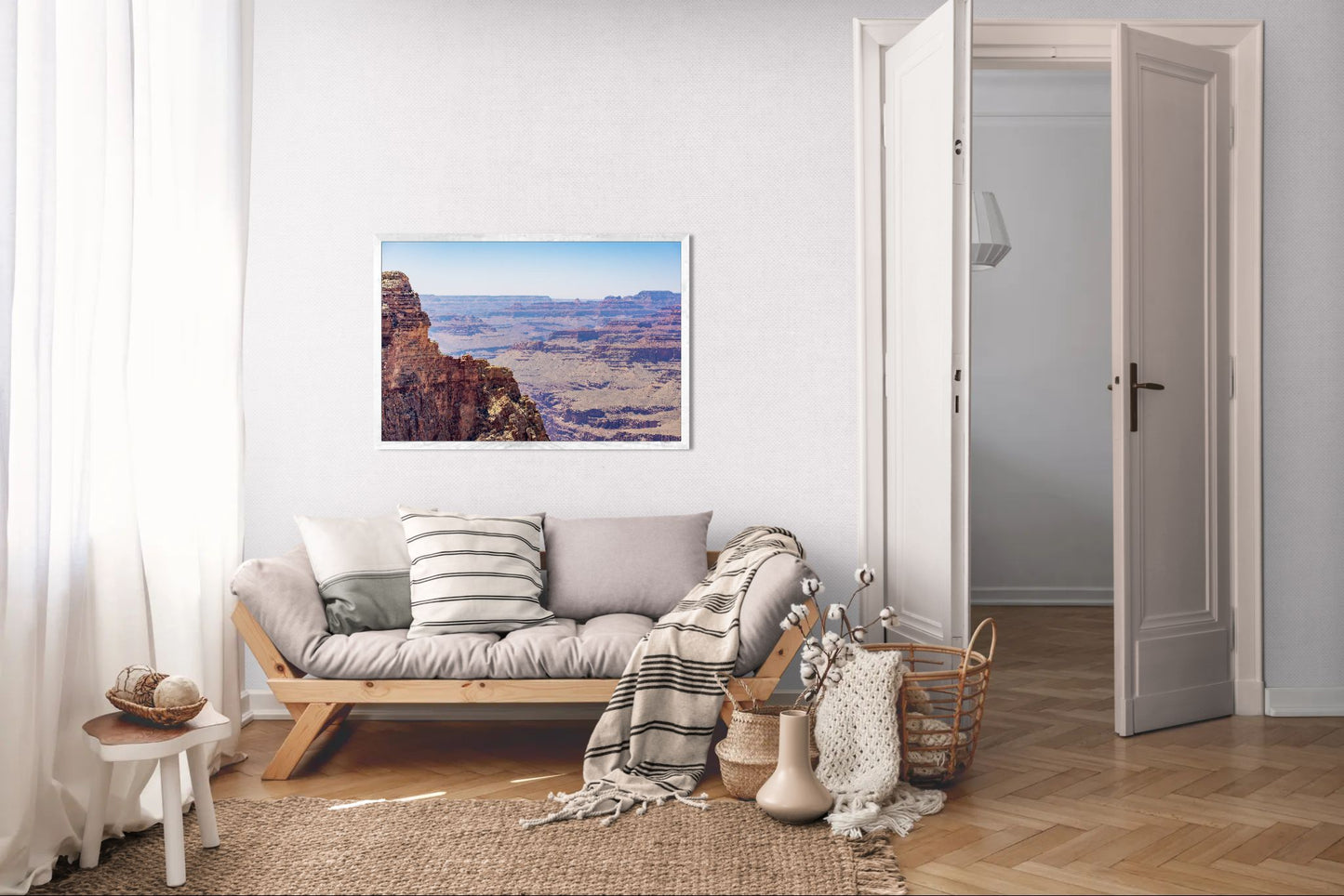Ethereal Layers – Grand Canyon Fine Art Print | Pink & Purple Desert Landscape