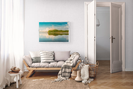 Low Tide Light - Cangrejal Tropical Sunrise Beach Photography Print