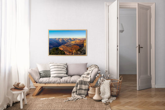 Painted Horizon – Grand Canyon Sunset Print | Red, Orange & Purple Landscape from Hopi Point