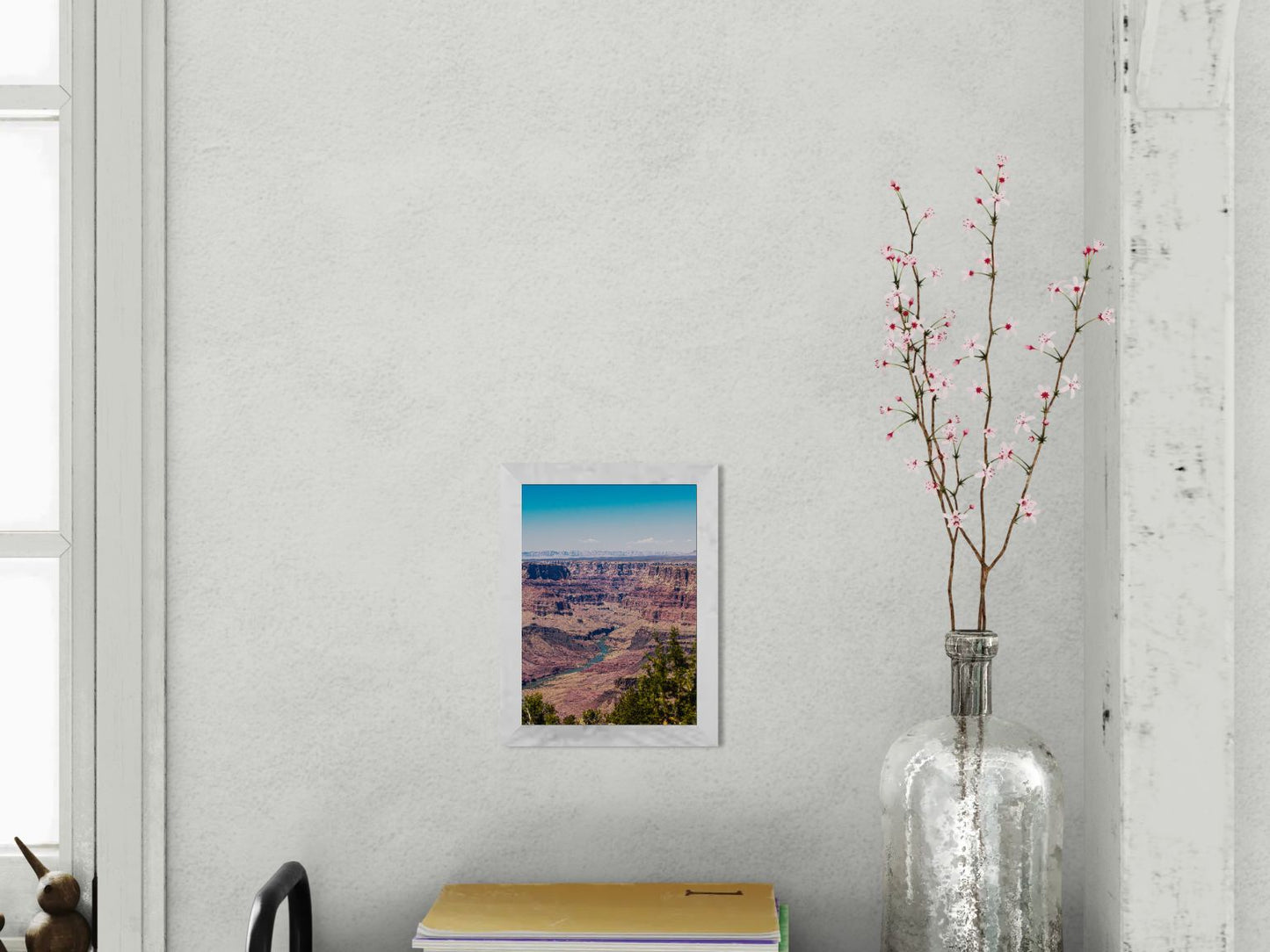 Riverbend Horizon - Grand Canyon Vertical Wall Art Print | Colorado River from Navajo Point