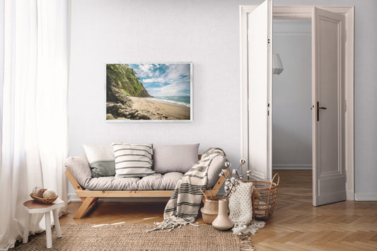 Untamed Peace - Playa Izquierda Coastal Wall Art Print | Turquoise Sea & Golden Sand