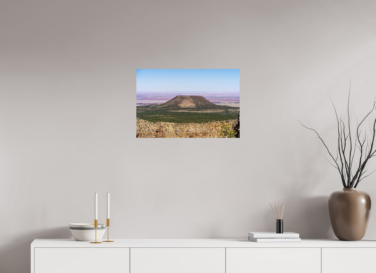 Cedar Mountain Rise – Grand Canyon Landscape Photography Print | Mesa and Little Colorado River Gorge