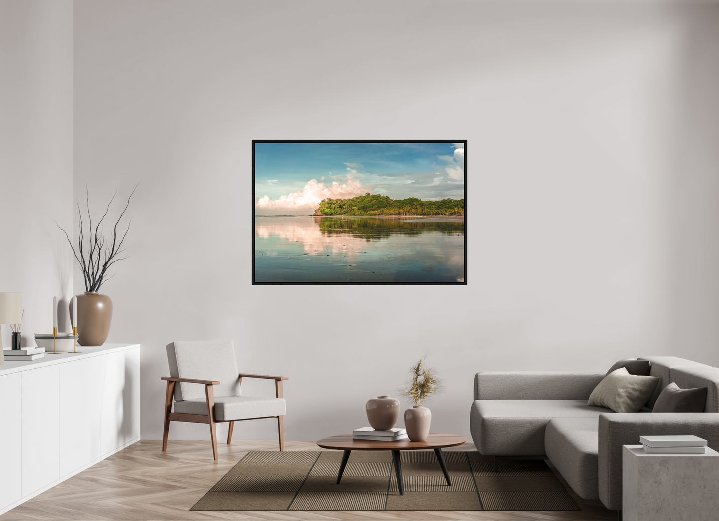 Low Tide Light - Cangrejal Tropical Sunrise Beach Photography Print
