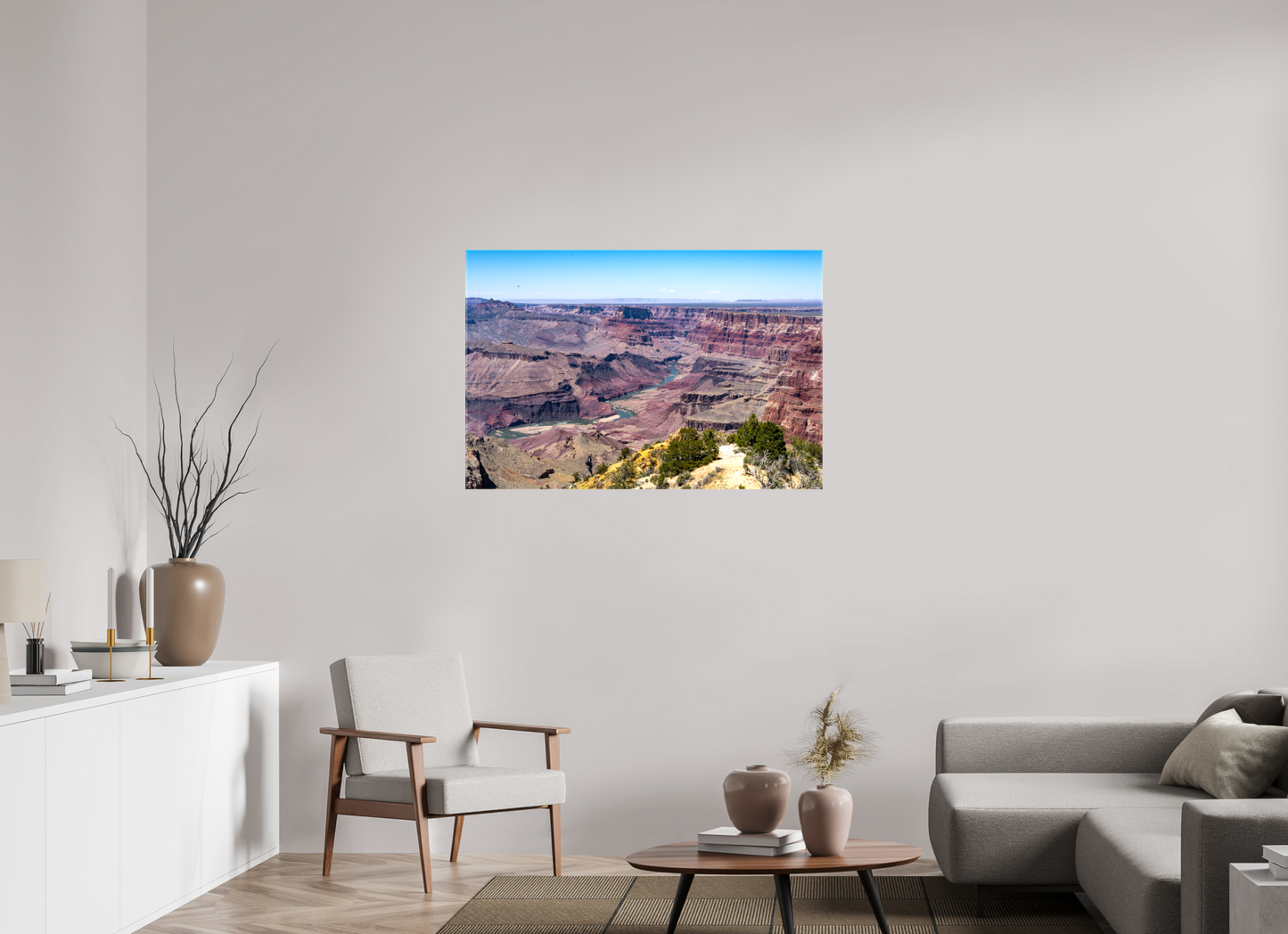 Winding Through Time - Grand Canyon Landscape Print | Colorado River from Navajo Point