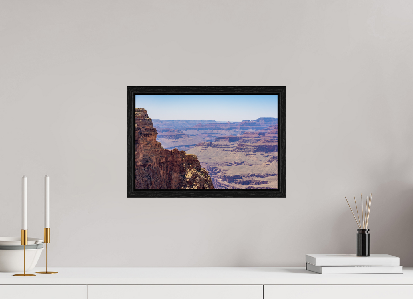 Ethereal Layers – Grand Canyon Fine Art Print | Pink & Purple Desert Landscape