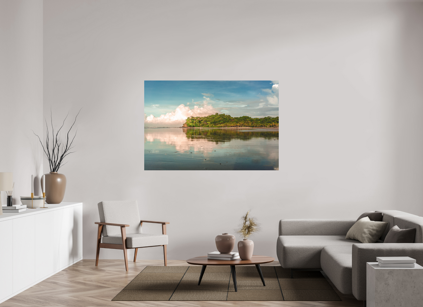 Low Tide Light - Cangrejal Tropical Sunrise Beach Photography Print