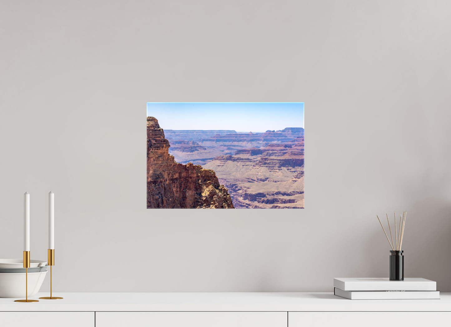 Ethereal Layers – Grand Canyon Fine Art Print | Pink & Purple Desert Landscape